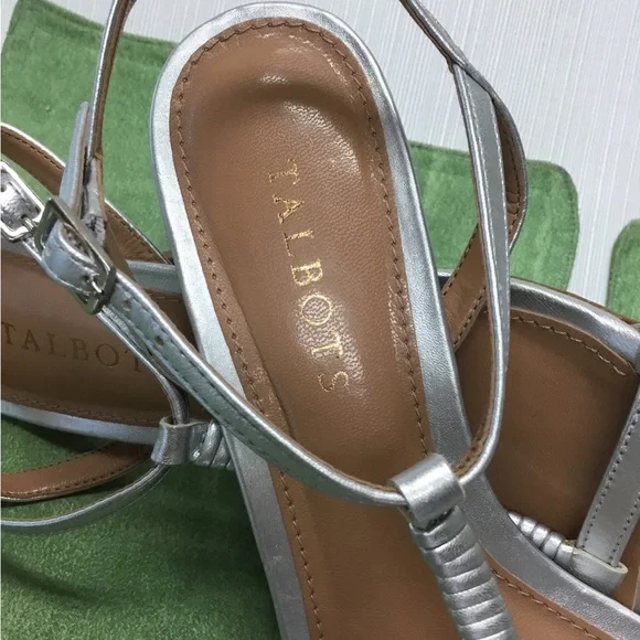 Talbots New Silver Heels - Picture 7 of 8